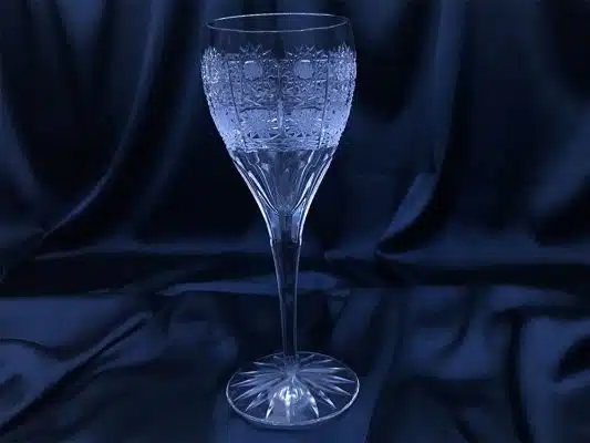 Vágott kristálypoharak 260 ml-es 6 darabos készlet