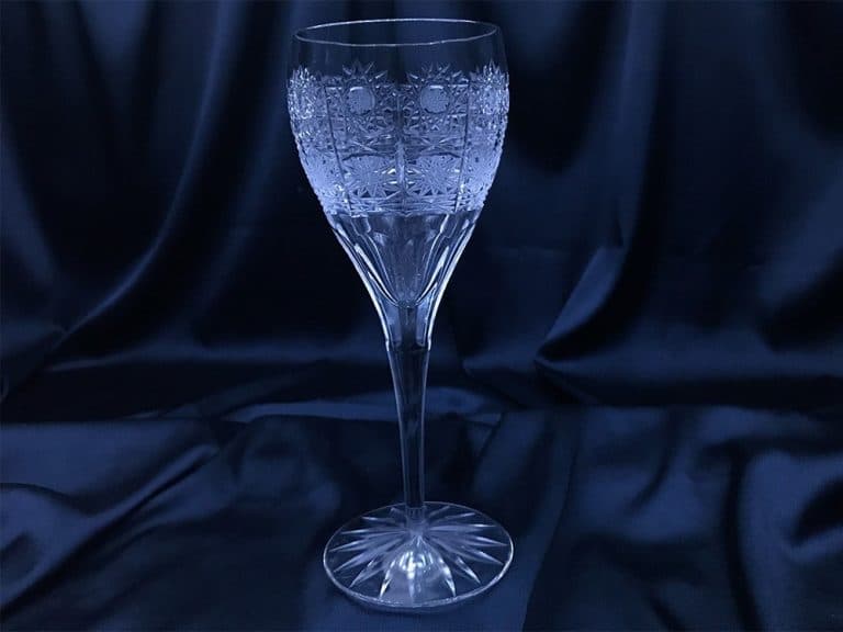 Vágott kristálypoharak 260 ml-es 6 darabos készlet