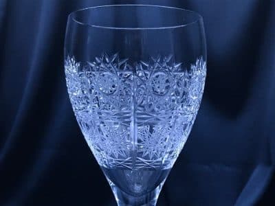Krištálové brúsené poháre 350 ml set 6 kusov