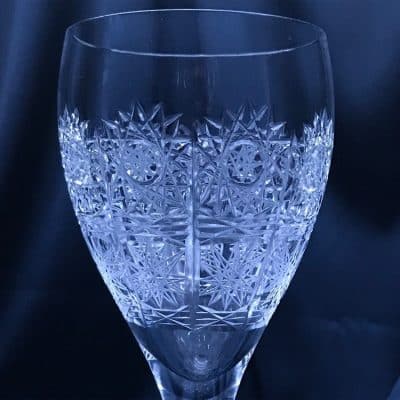 Krištálové brúsené poháre 350 ml set 6 kusov