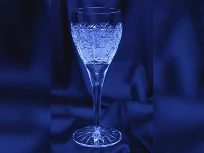 Krištálové brúsené poháre 180 ml set 6 kusov