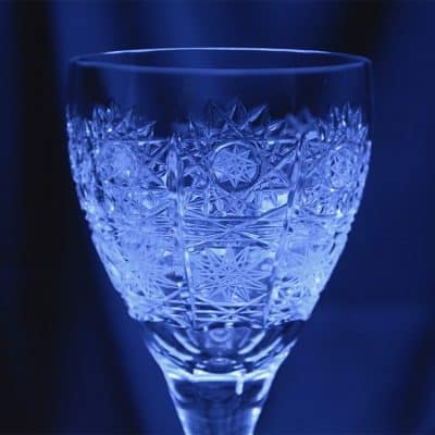Krištálové brúsené poháre 180 ml set 6 kusov