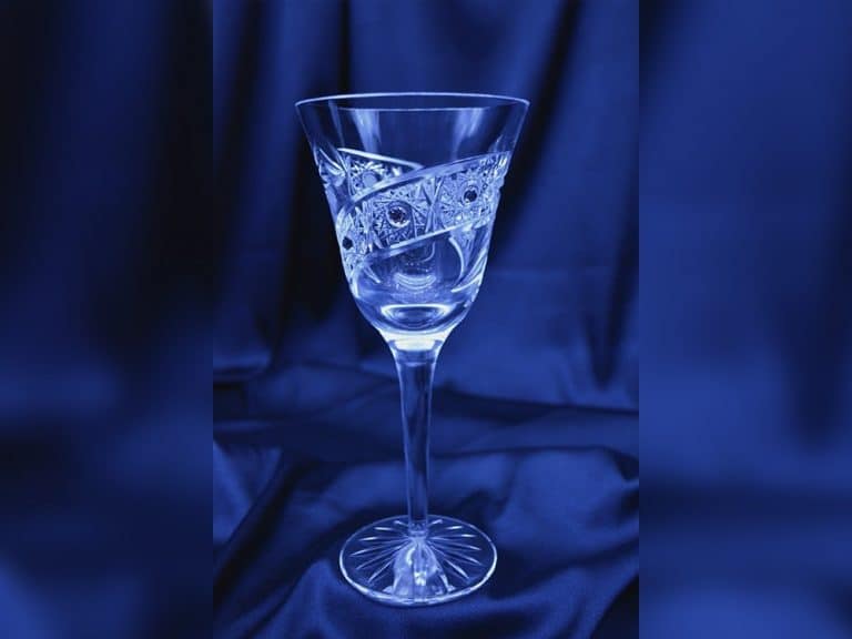 Kristálycsiszolású poharak 220 ml-es 6 darabos Swarovski készlet