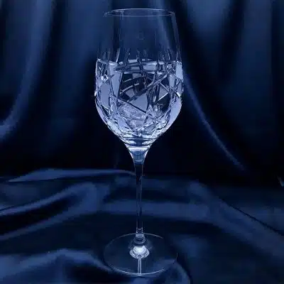 Krištálové brúsené poháre 350 ml set 6 kusov