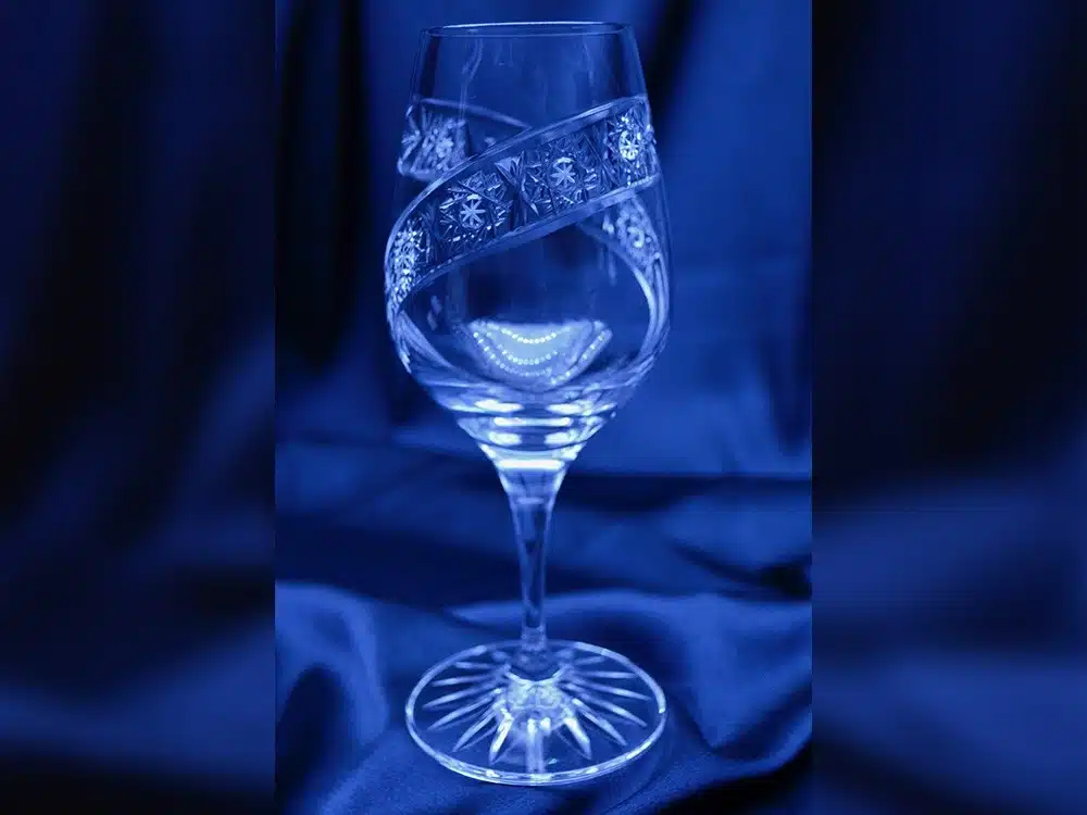 Krištálové brúsené poháre 240 ml set 6 kusov