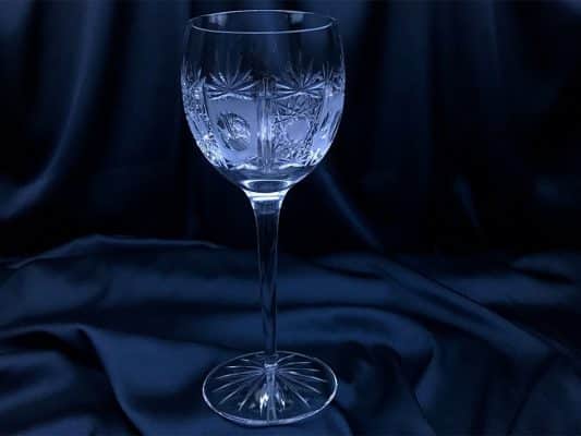 Kristálycsiszolású poharak 370 ml-es 6 darabos készlet
