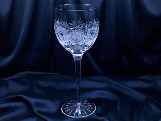 Vágott kristálypoharak 450 ml-es 6 darabos készlet