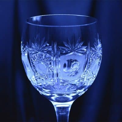 Krištálové brúsené poháre 450 ml set 6 kusov