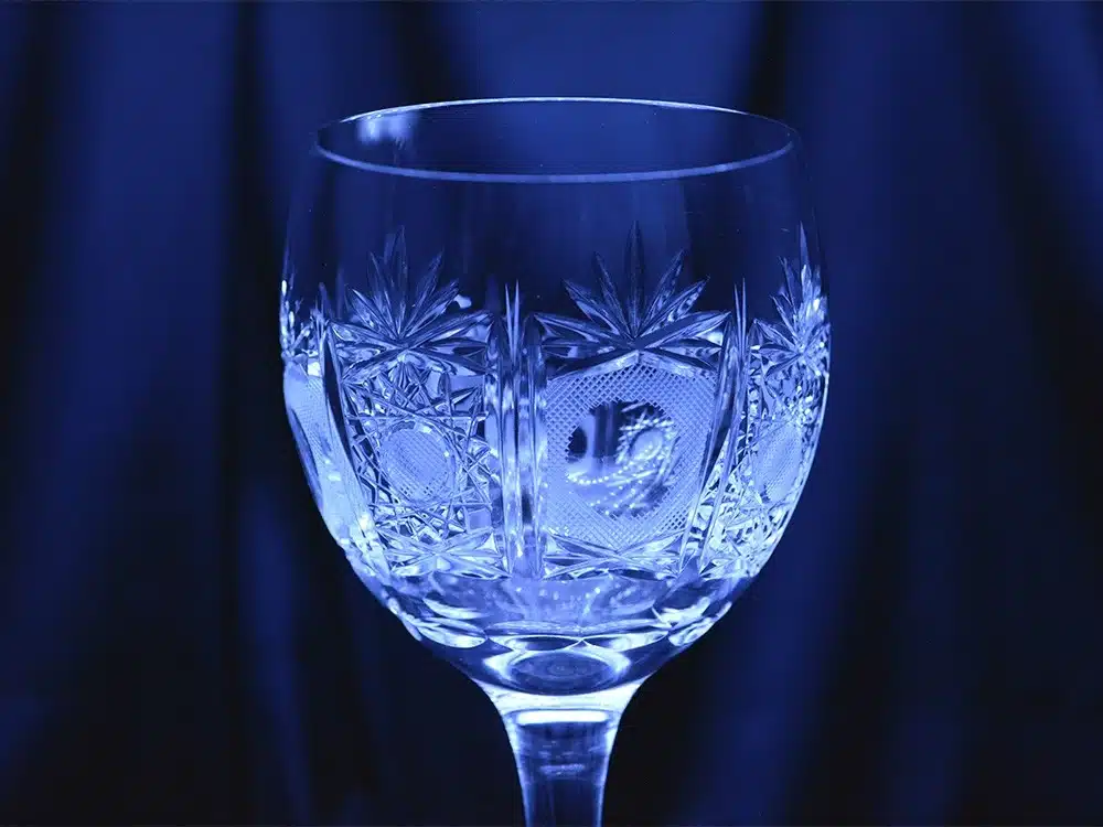 Krištálové brúsené poháre 450 ml set 6 kusov