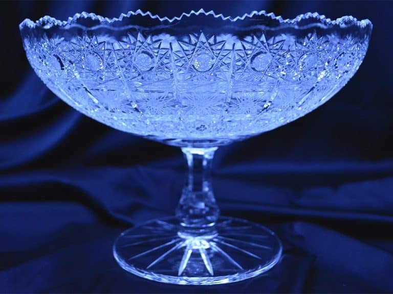 Vágott kristálytál 28 cm-es alapra
