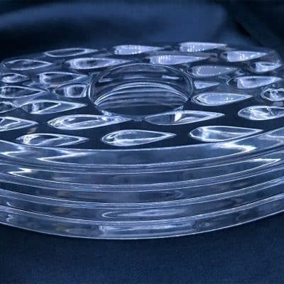Krištálové brúsené dekoratívne tlačítko 11 cm