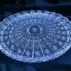Krištálový brúsený tanier 28 cm