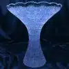 Krištáľová brúsená váza 30 cm