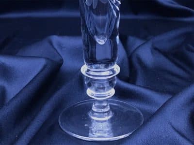 Krištáľová brúsená váza 20 cm