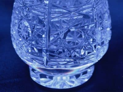 Krištáľová brúsená váza 8,5 cm