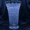 Krištáľová brúsená váza 30 cm