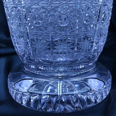 Krištáľová brúsená váza 35 cm