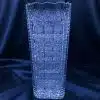 Krištáľová brúsená váza 24,5 cm