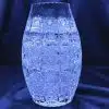 Krištáľová brúsená váza 22 cm