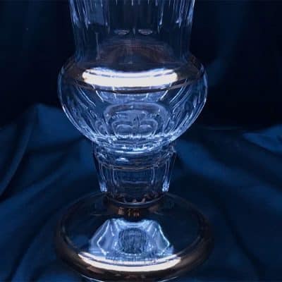 Krištáľová brúsená váza 37 cm