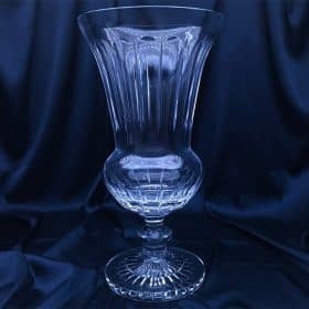 Vágott kristályváza 37 cm