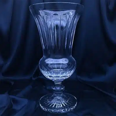 Krištáľová brúsená váza 37 cm
