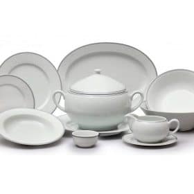 személyes porcelán ebédlőkészlet Opsed dísz