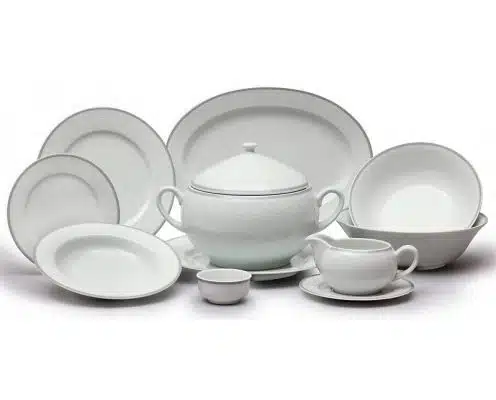 személyes porcelán ebédlőkészlet Opsed dísz