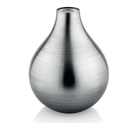 Váza BOMBEJ platina D24,4 cm H31 cm