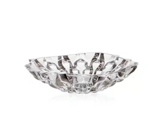 Krištálová miska Samboa platinum 30,5 cm