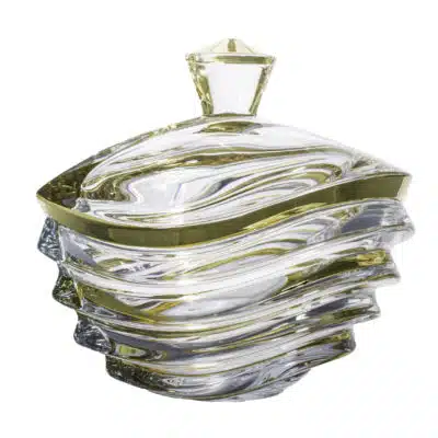 Dóza Vavea light gold 22 cm