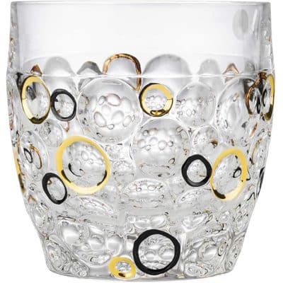 Set krištáľová karafa whisky flaša 750 ml Lisa 1 + 6 pohárov