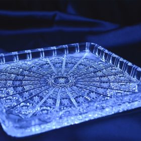 Kristálycsiszolású alátét 20 cm