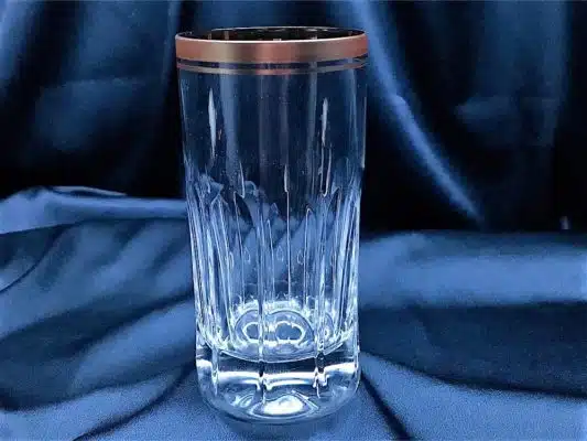 Vágott kristálypoharak 380 ml-es 6 darabos készlet