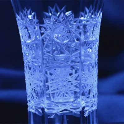 Krištálové brúsené poháre 50 ml set 6 kusov