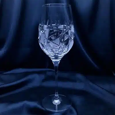 Krištálové brúsené poháre 350 ml set 6 kusov