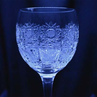 Krištálové brúsené poháre 370 ml set 6 kusov