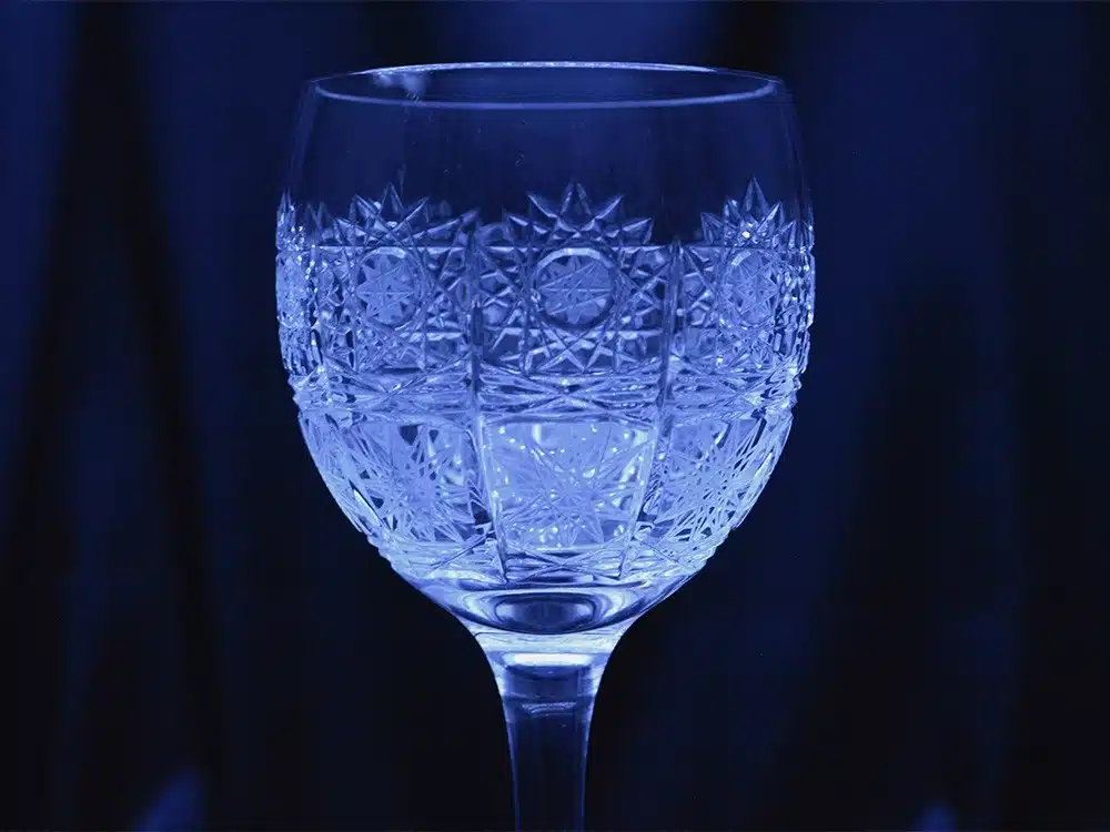 Krištálové brúsené poháre 370 ml set 6 kusov