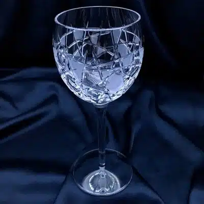 Krištálové brúsené poháre 370 ml set 6 kusov