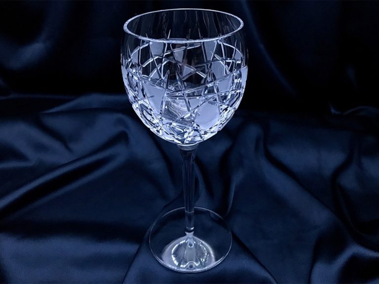 Kristálycsiszolású poharak 370 ml-es 6 darabos készlet