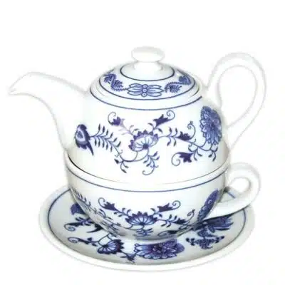 Cibulák – Čajová súprava Duo – originál cibuľový porcelán 1. akosť
