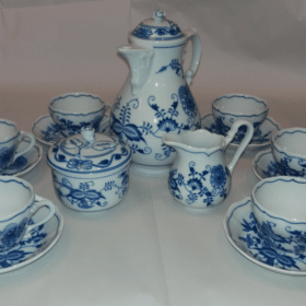 Hagymamintás porcelán - Kávéskészlet 0,12 l - eredeti Hagymamintás porcelán 1. minőség
