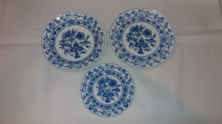 Hagymamintás porcelán - 18 részes tányérkészlet - eredeti Hagymamintás porcelán 1. minőség