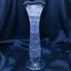Krištáľová brúsená váza 30 cm