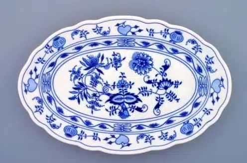 Cibulák – Misa oválna 35 cm – originál cibuľový porcelán 1. akosť