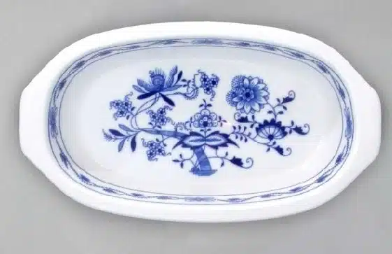 Cibulák – Miska zapekacia s ušami 24,5 cm – originál cibuľový porcelán 1. akosť