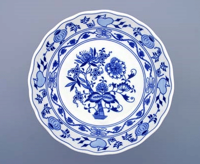Cibulák – Misa kompótová 24 cm na nohe – originálny cibuľový porcelán 1. akosť
