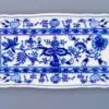 Cibulák – Podnos 4-hranný 33×16 cm – originál cibuľový porcelán 1. akosť