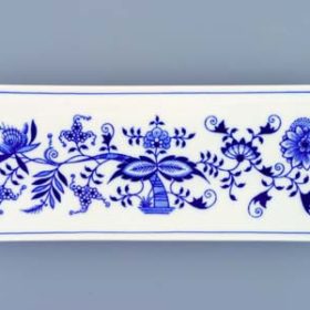 Cibulák – Miska na ryby 10,4 x 27,5 cm – originálny cibuľový porcelán 1. akosť