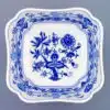 Cibulák – Misa šalátová 4-hranná vysoká 21 cm – originál cibuľový porcelán I. akosť